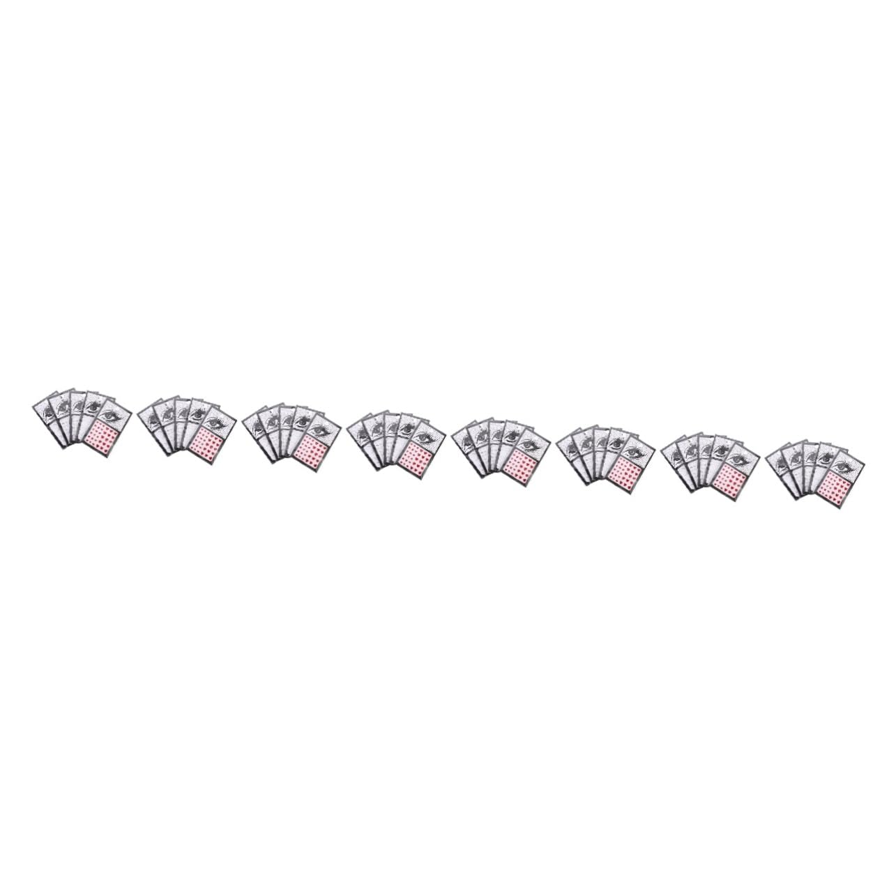 minkissy 40 fogli adesivi con strass per il viso adesivi di cristallo adesivi colorati glitter gioielli per il viso adesivo trasparente carta decorazione Halloween cuore viso gioielli set strass donna