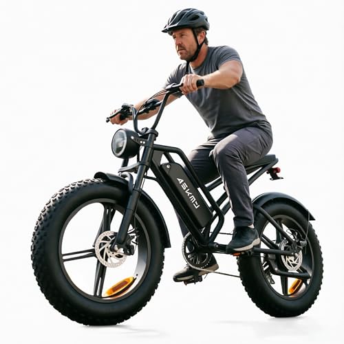 Askmy Electric Bike Fat Tire, 20" 4.0" 750W Continuous /