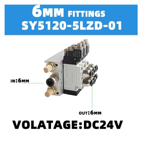 Vanne solénoïde SY5120-6LZD-01 évite les pertes de pression de vérin - 3