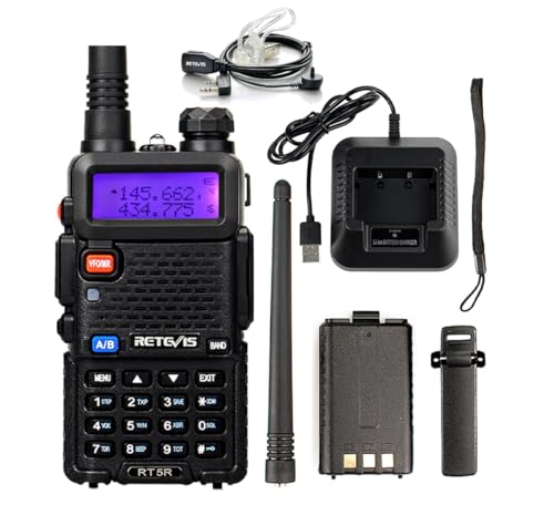 Walkie Talkie Retevis RT5R para Coordinar Emergencias con Audio Claro