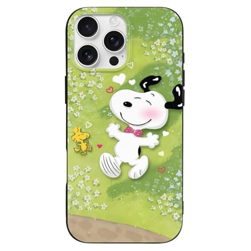 iPhone 16 Pro Maxケース/カバー スヌーピー スマホケース 保護ケース アイフォン16Pro用ケース TPU素材 Case 互換性のある 黄ばみ防止 指紋防止 脱着簡単 人気 耐衝撃 軽量 おしゃれ 薄型