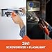 BLACK+DECKER 4V MAX* Cordless Screwdriver with LED Light (BDCSFL20C)