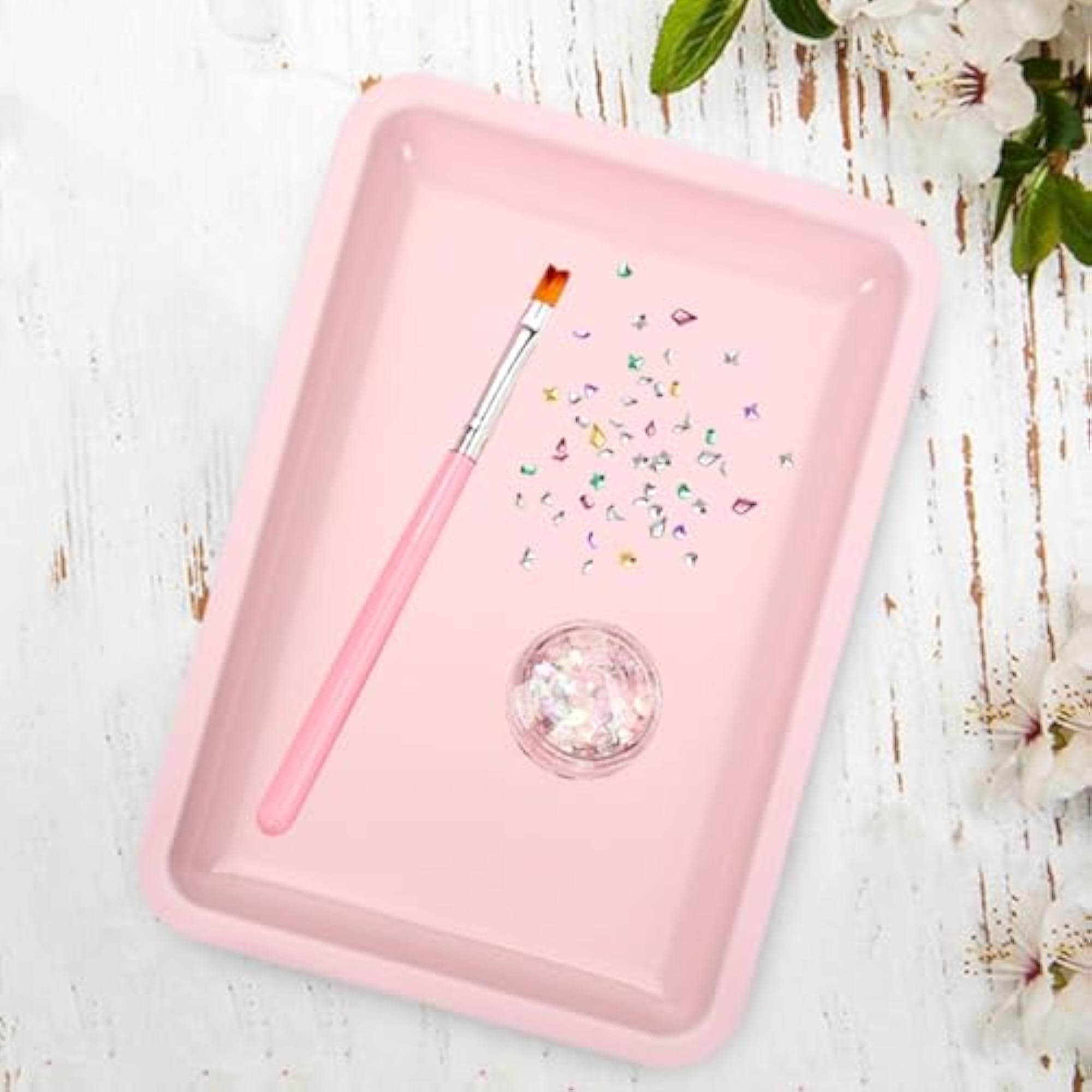 Stainless Steel Tray for Nail Art Tools and Decor