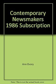 Hardcover Contemporary Newsmakers 1986 Subscription Book