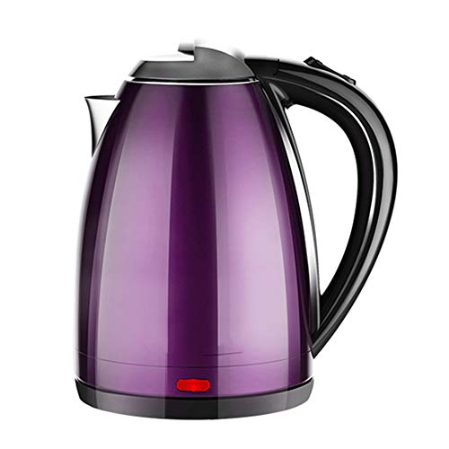 Intelligente Wasserkocher, Double-Layer-Isolierung Die Elektro Wasserkocher Edelstahl 304 Schnellheizung Heizkessel,Lila