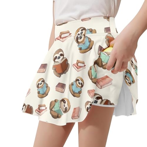 Girls' Sport Skirts Tennis Running Skorts with Built-in Shorts 5-14 Years Old Kids2