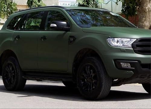Image of CREON Vinyl Wrap for Car & Bike Self Adhesive Vinyl Wrap Sheet Sticker & Decal Roll Film Auto Car Vehical Air Release (2 feet x 10 feet, Olive Green Matte Wrap)