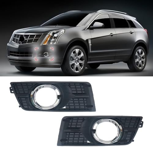 Cubierta de lámpara antiniebla delantera para Cadillac SRX 2010-2016 (Marcos 25778388 25778389) 2
