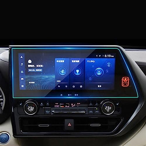 Protection d'écran Toyota Highlander 2019-2021 en verre trempé anti-rayures pour GPS