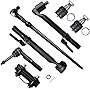 SCITOO 7pcs Front Suspension Kit Outer Tie Rod End Center Link Tie Rod Adjusting Sleeve Lower Ball Joint Fit 2005-2010 For Ford For F-250 Super Duty For F-350 Super Duty