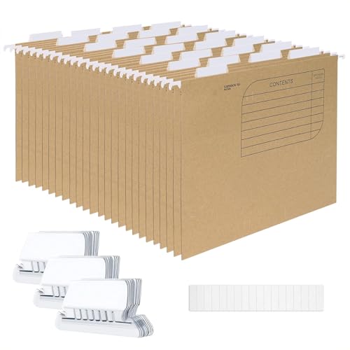 30PCS A4 Suspension Files Hanging Folders with Reinforced