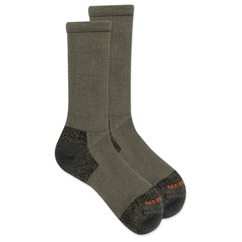 Image of Merrell Men's and Women's MOAB Hiking Midweight Cushion Socks - Unisex Coolmax Moisture Management and Arch Support