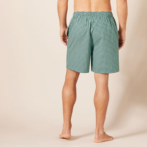 Image of Amazon Essentials Men's Lounge Sleepwear Pajama Bottom Shorts, Cotton Stretch Poplin