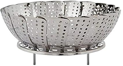 Champriti Stainless Steel Steamer Basket for steam Vegetable/momos/Potatoes 9