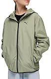PUMA Chaqueta cortavientos unisex con forro polar para niños (paquete de 1)