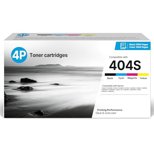 CLT-P404C CLT-404S Tonerkartusche Kompatibel für Samsung C480W Toner für Xpress SL C480FW C430W C430 C480 CF480FN C48X C43X Series Toner CLT-K404S CLT K404S CLT-Y404S CLT-C404S (4er-Pack)