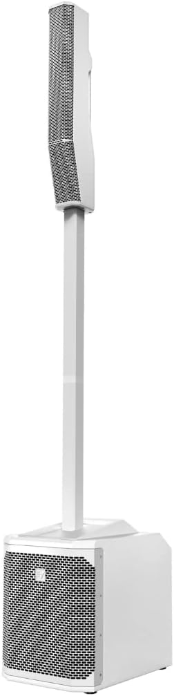 Samping view tina sistem PA Electro Voice EVOLVE30M-W anu dirakit