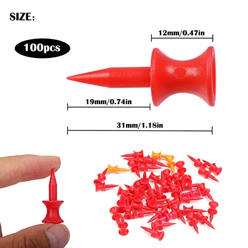 Golf Tees Durevole 31mm Tee da Golf in Plastica