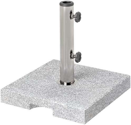 VGEBY Schirmhalter Aus Edelstahl - Verstellbarer Regenschirm Halter Für Fahrrad & Rollstuhl