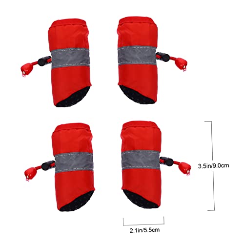 Chaussures pour chiens de hiver antidérapantes bottines chaudes protection pattes - 6