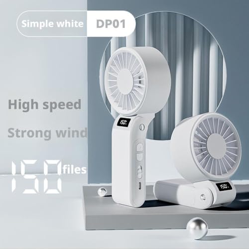Ventilateur portable rechargeable batterie 5000 mAh autonomie prolongée - 4