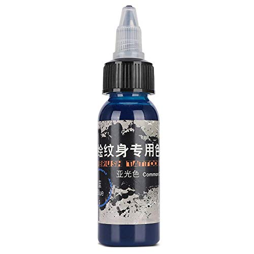 Tattoo Ink, 30ml Matte Tattoo Ink Waterproof Tattoo Pigment Colored Drawing Pigment(Blue)