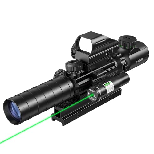 MidTen 3-9x32 4-in-1 Scope Combo Dual Illuminated Scope