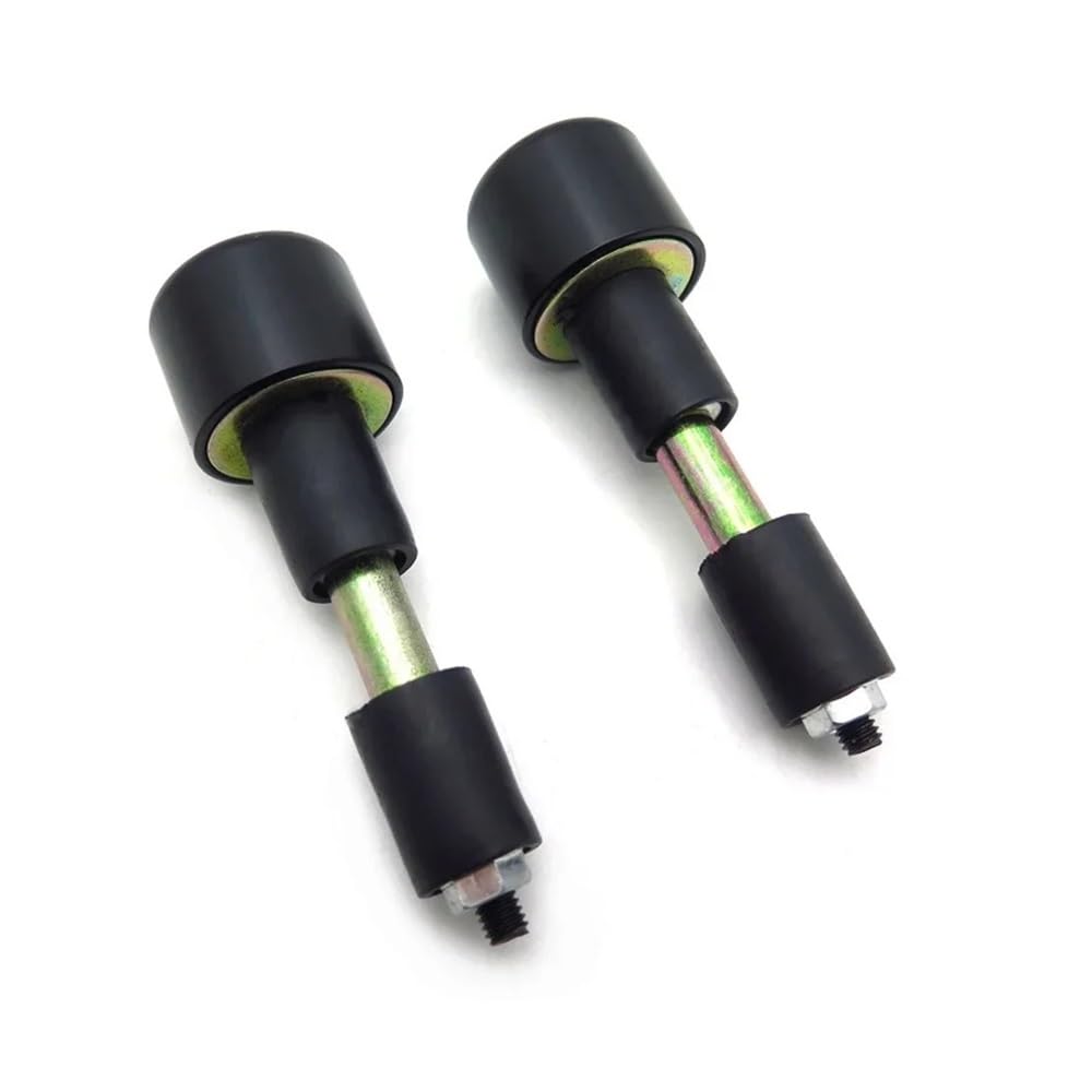 2 Tapones para Manillar De Motocicleta CNC De 7/8" Y 22 Mm, Tapas De Extremo Antivibración, Color Negro. Tapón Manillar