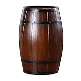 Puede contener 23 botellas de vino y puede colgar dos filas de vasos a la izquierda. Este tipo de barril es muy especial y será único en el país.