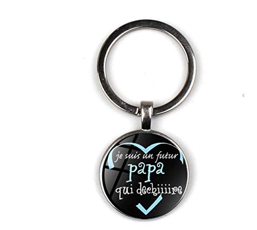 FASHION BOUTIK Porte-clés Cadeau fête des pères Je suis Un Futur Papa Qui déchire