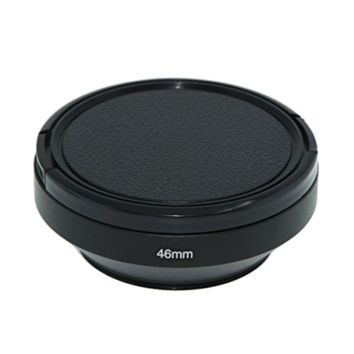 SIOTI 46mm Lens Hood, Matte Treatment Inside, Aluminum Material, Compatible with All Camera Lens S/C/N/F/O/P etc.(46mm) - Thumbnail 3