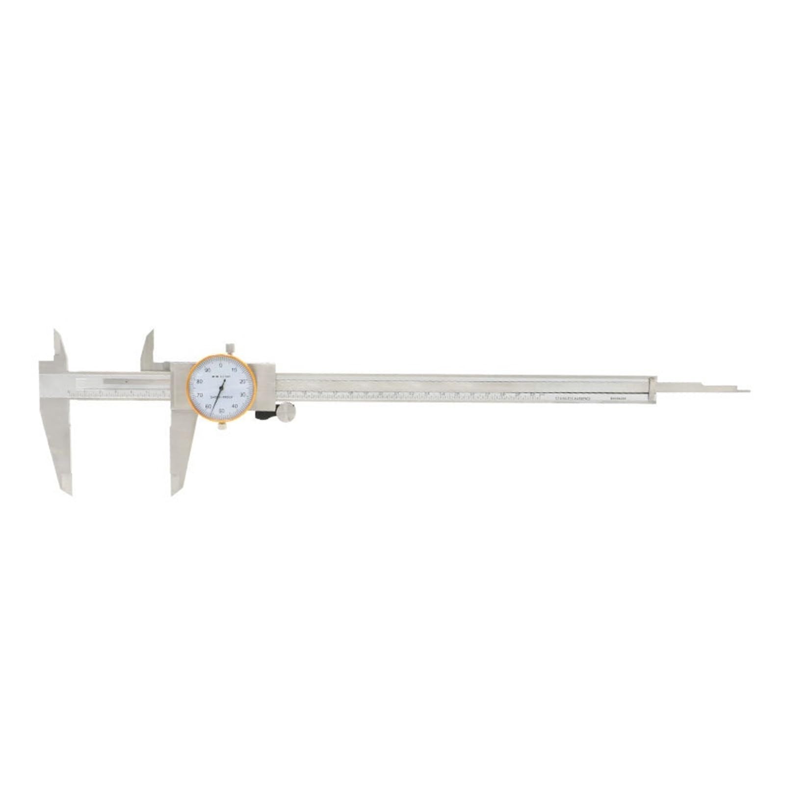 Calibrador Vernier De Calibre Dial 300 Mm Y 0,02, Herramienta Medición Micrométrico Métrico A Prueba Golpes Acero Inoxidable NíTido Y FáCil De Leer