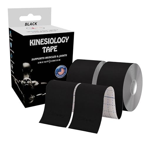 JLB Kinesiology Tape – 2 Rolls (16ft Each) – Strong
