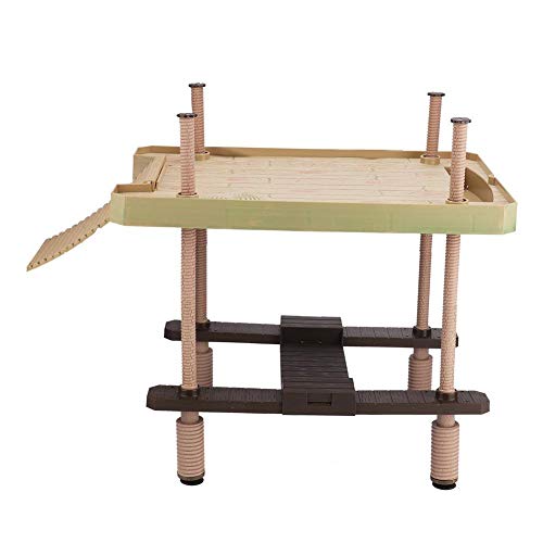 Plataforma de frade de répteis Tartaruga de banho de sol Pier Aquário flutuador Tartaruga Plataforma