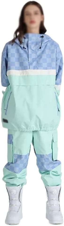 Ski suit women's outdoor sports snowboard jacket overalls ski snow pants winter clothing