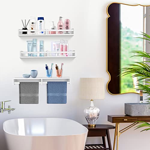 Birola Nursery Book Shelves 32 Inches Set Of 3,Wall Bookshelves For Kids,Nursery Shelves For Bookshelf Wall,Book Shelf Organizer For Kids(White) #TOP5