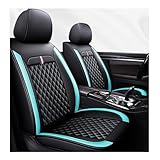 カーシートカバー、車 シートカバー に適し フォード・プラス・クーガ・モンデオ・マスタング・プーマ・S-max、前席・後席 5席カーシート、ユニバーサルフルセットレザーカーシートカバー、全天候型PUレザー通気性放熱防水(B)