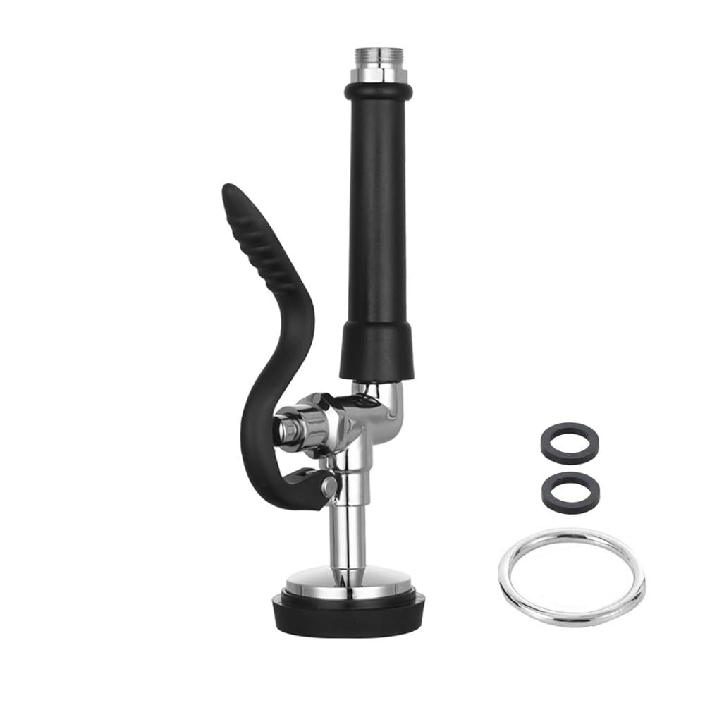 Pommeau de douche pour robinet de cuisine professionnel, douchette pivotante multifonction haute pression avec finition chromée, accessoires pour lave-vaisselle