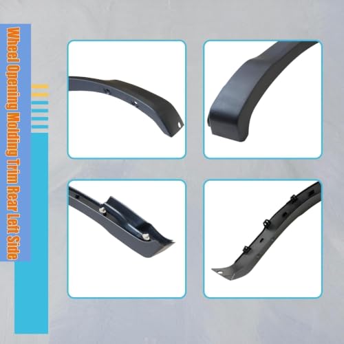 XQSMWF 93829-6MA0A Wheel Opening Rear Left Side Molding Trim Fit for 2017-2021 Nissan Rogue Sport by XQSMWF - Image 4