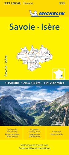Isere Savoie - Michelin Local Map 333