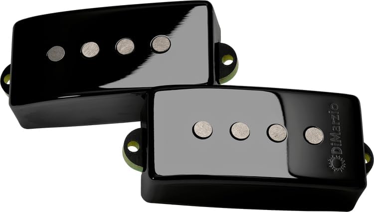 DiMarzio DP124 Sixties P Bass Pickup Set - Gloss Black Metal