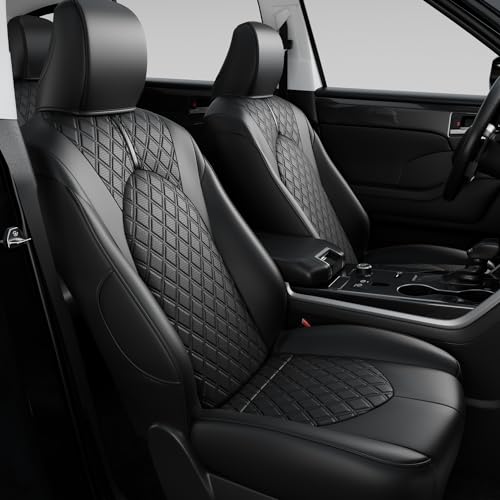 PTYYDS Seat Covers Compatible with 2020-2024 Toyota Highlander Seat Covers