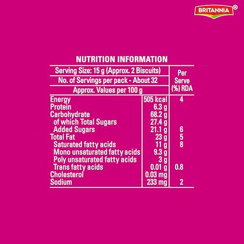 Image of Britannia Good Day Fruit & Nut Cookies | Zero Trans Fat, 450g