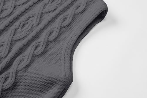 Image of Joe Wenko Womens Cable Knit Sleeveless Sweater Vests