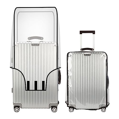Luggage Protector Suitcase Cover Clear PVC Suitcase Cover Protectors Luggage Cover Water Proof For Wheeled (20 Inch)