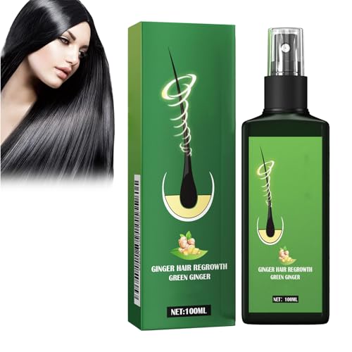 Rostblant 100ml spray para el crecimiento del cabello, suero para el crecimiento del cabello, spray nutritivo de jengibre para el recrecimiento, jengibre para el crecimiento del cabello