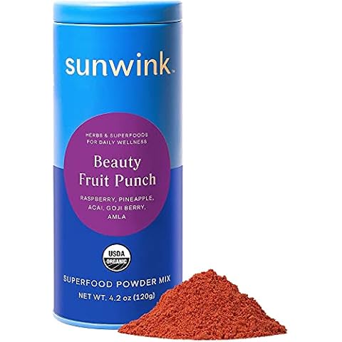SUNWINK Organic Berry Healthy Skin Superfood Mix, 4.2 OZ Cover