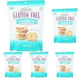 Milton's Craft Bakers Gluten Free Crispy Sea Salt Crackers - Baked Sea Salt Crackers, Non-GMO Project Verified, Kosher, Certified Gluten Free Sea Salt Snack, 5 Grains In Every Bite - 4.5 Oz