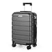 Produktbild TANTOMI Handgepäck Koffer, Reisekoffer Hartschalenkoffer, Koffer & Trolley Handgepäck mit Passwortsperre, Hartschale Suitcase mit 4 Rollen(Dunkelgrau)