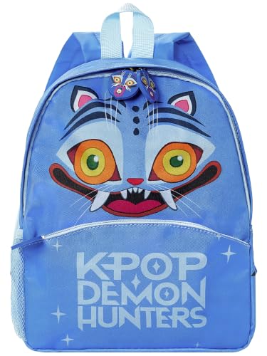 KPop Demon Hunters Mochila, Mochila Niña Con Derpy Tiger, Talla Única